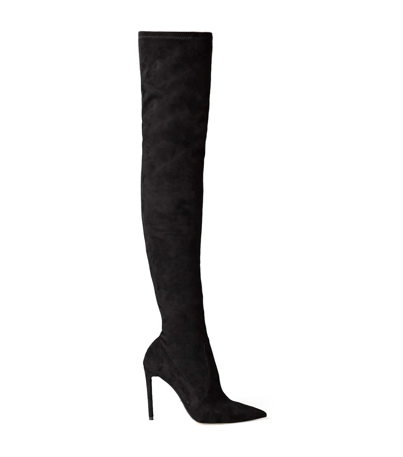Avah Black Stretch Suede - Image 4