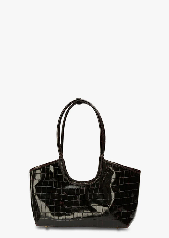 Kiki Burgundy Croc Shine - Image 2