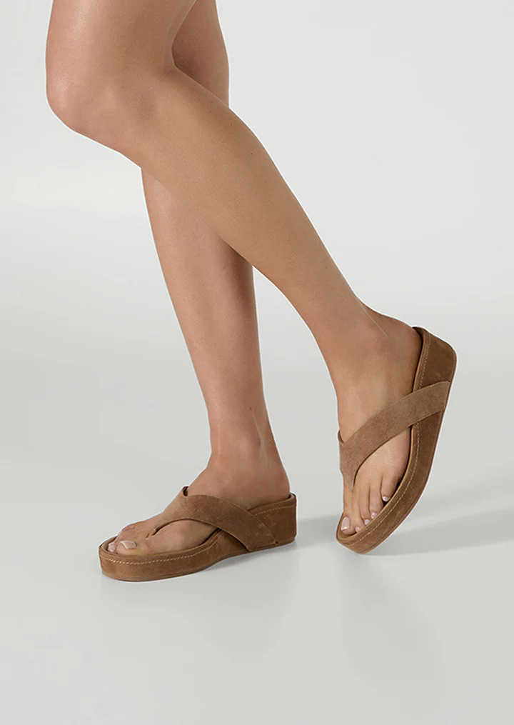 Blaire Taupe Suede - Image 2