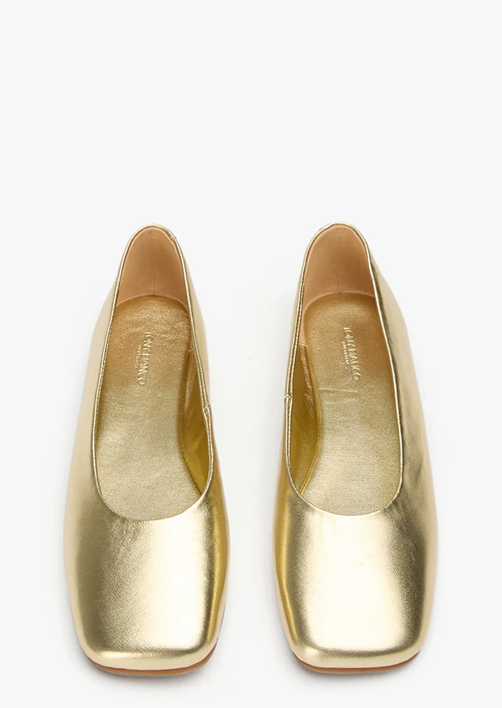 Celeste Gold Nappa Metallic - Image 2