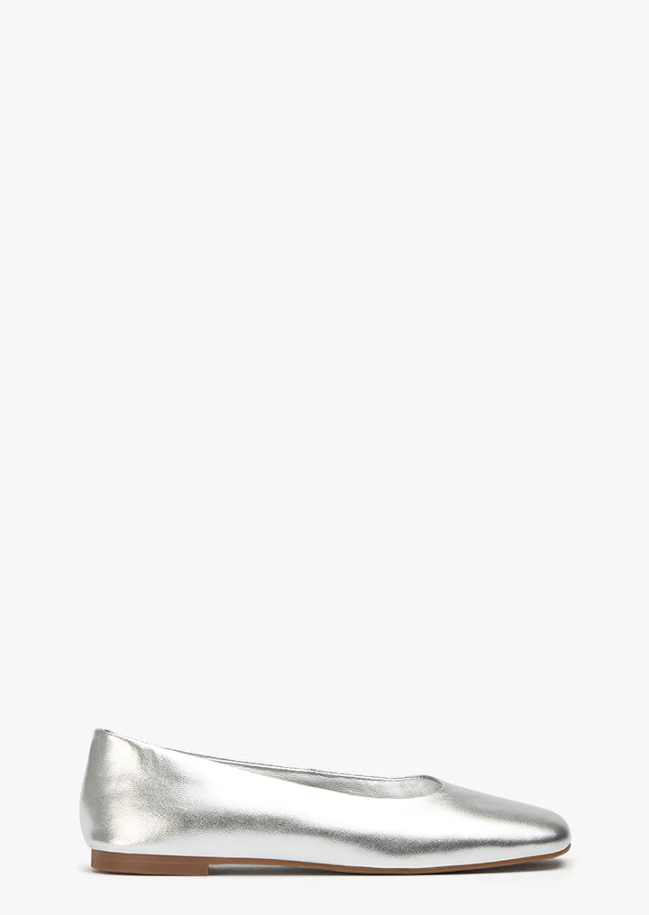 Celeste Silver Nappa Metallic