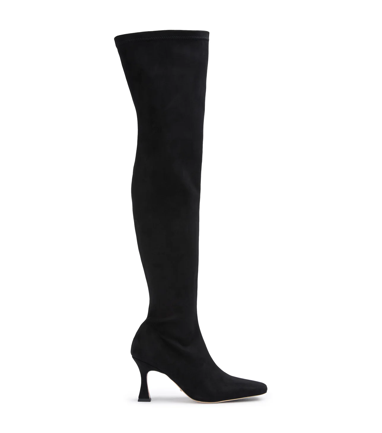 Fancy Black Stretch Suede - Image 4