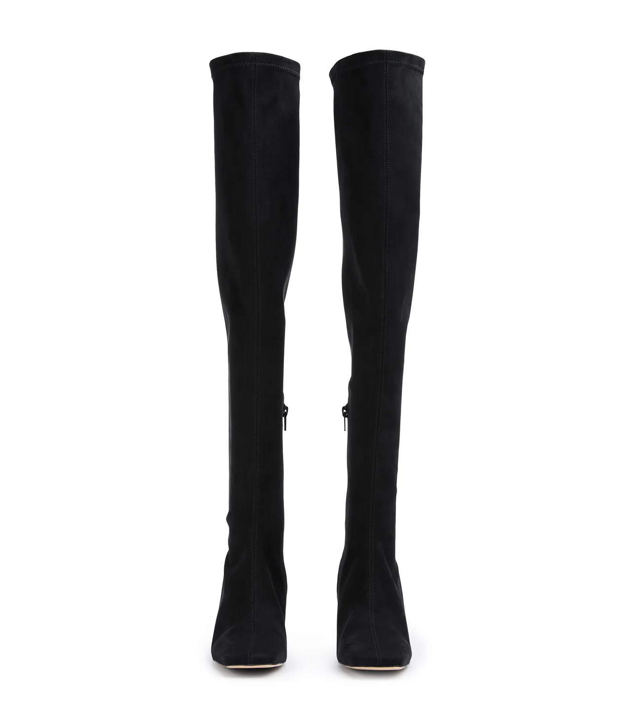 Fancy Black Stretch Suede - Image 7