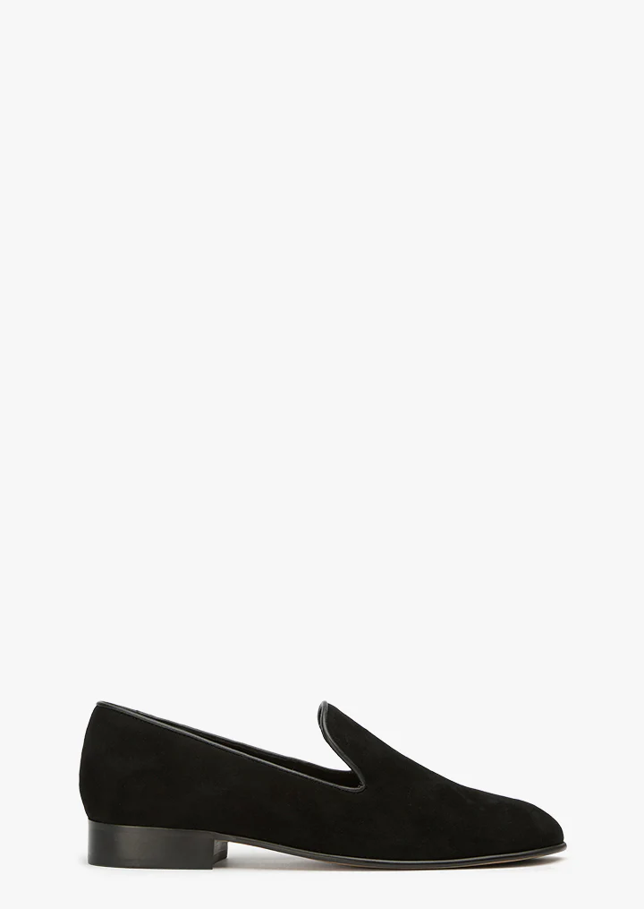 Gezza Black Suede