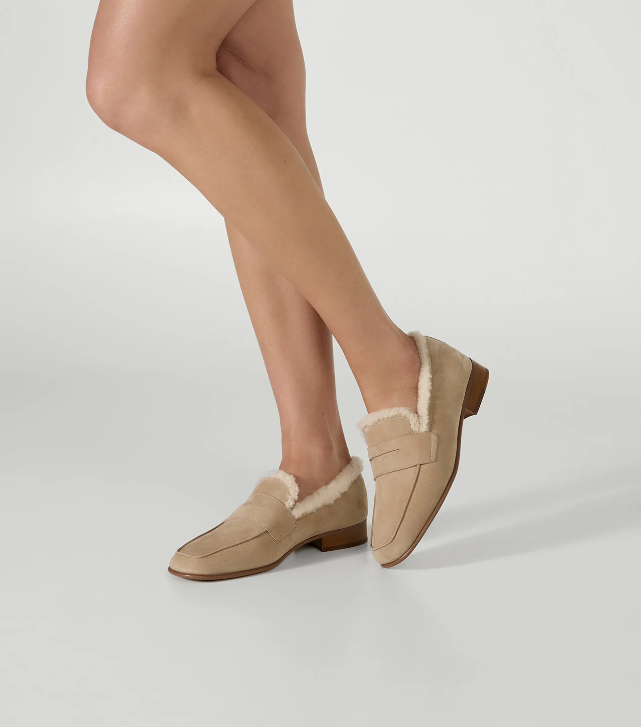 Gloria Stone Suede/Shearling - Image 5