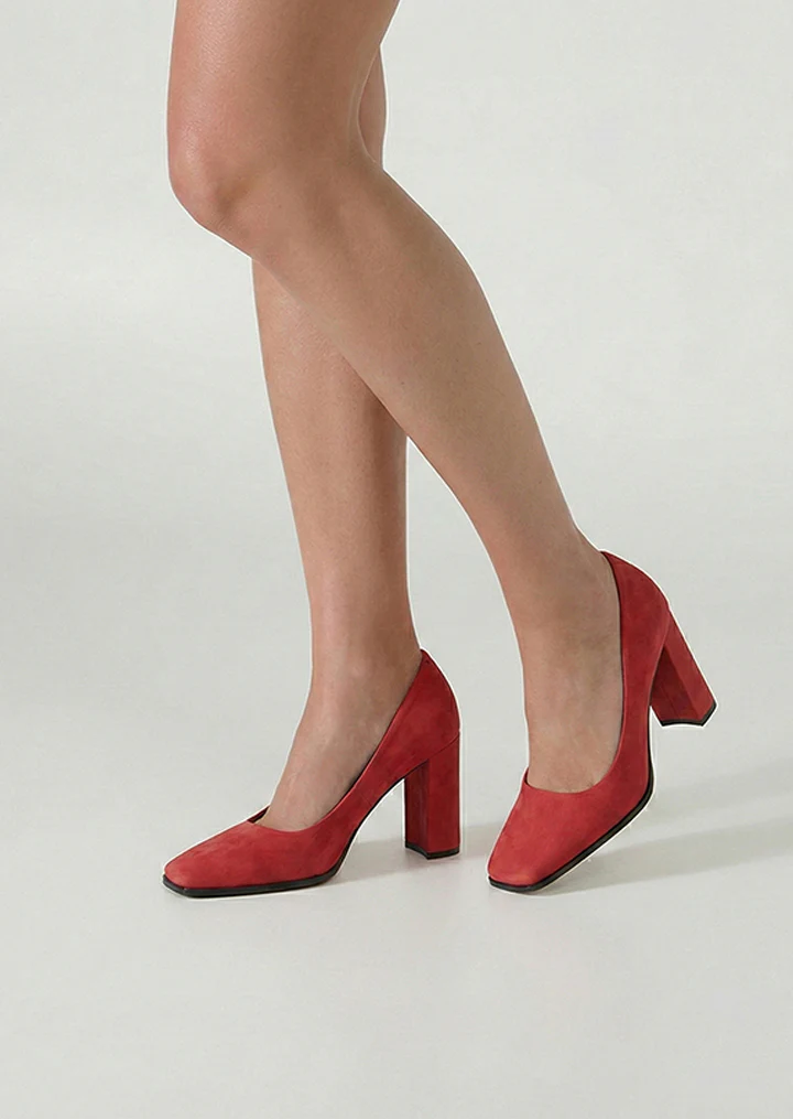 Lila Tomato Nubuck - Image 2