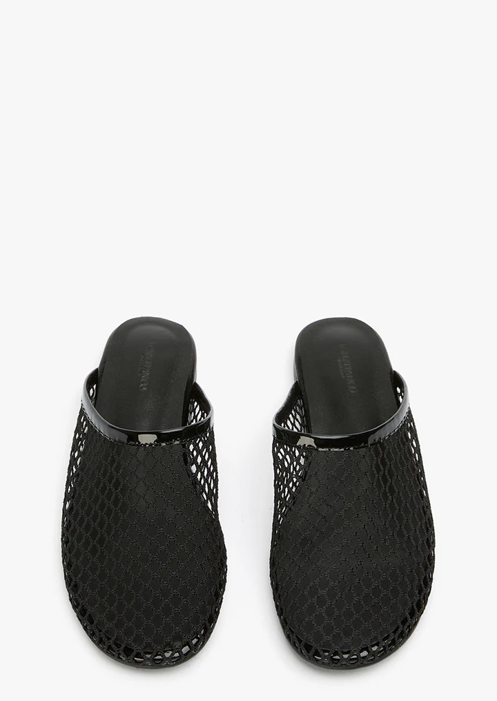 Minaj Black Mesh/Patent - Image 3