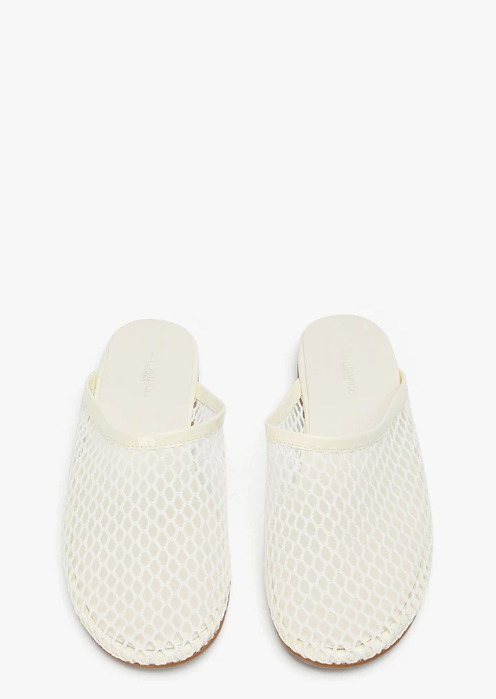 Minaj White Mesh/Patent - Image 3