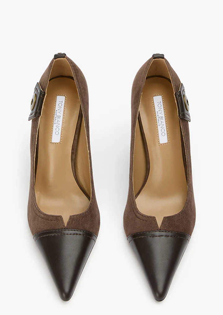 Nessa Espresso Suede/Choc - Image 3