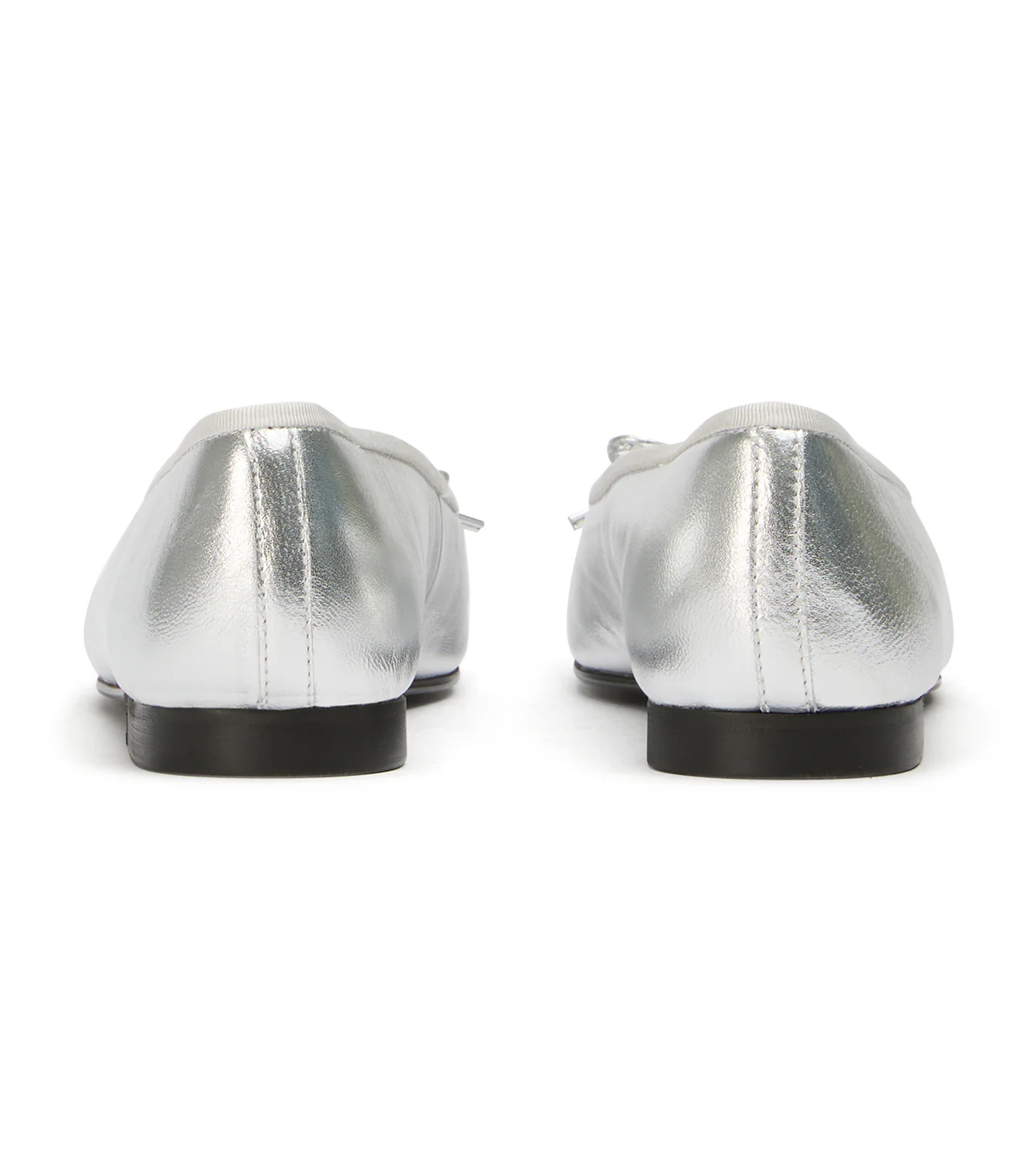 Robyn Silver Nappa/Black Grosgrain - Image 6